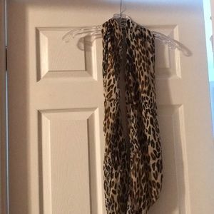 Cheetah print scarf